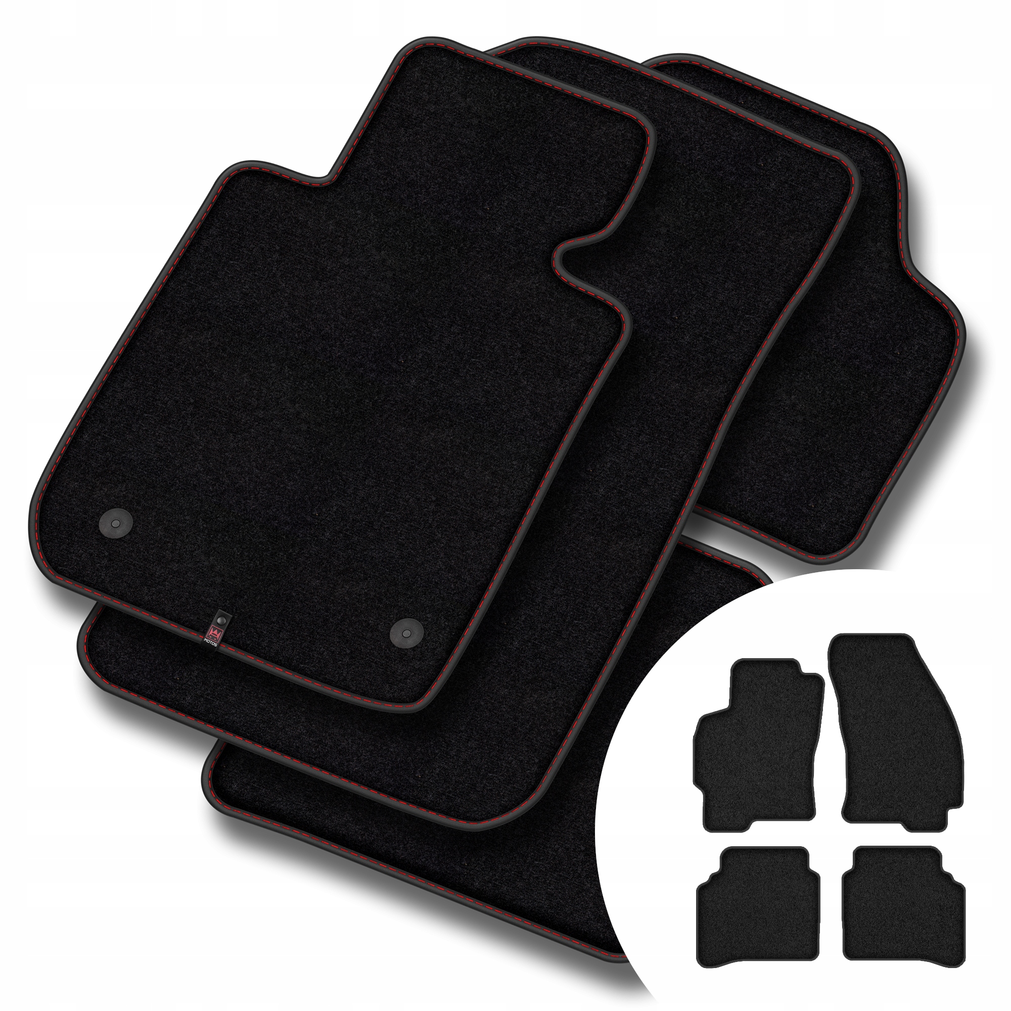 Prémiové velurové koberce pro Ford Mondeo III 2000-2007 2 stopky