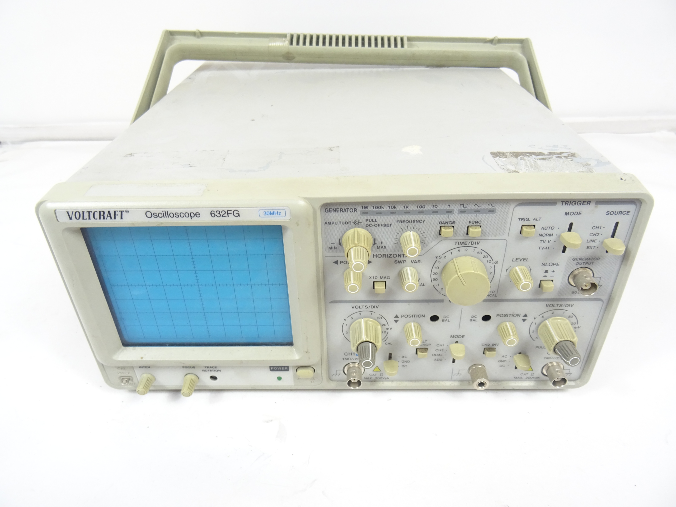 Осциллограф Voltcraft 632fg 30mhz 2каналы генератор
