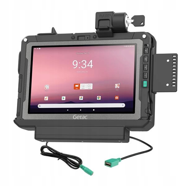 RAM Mount Locking Power + Data Dock dla Getac ZX10 RAM-HOL-GE4PDKLU