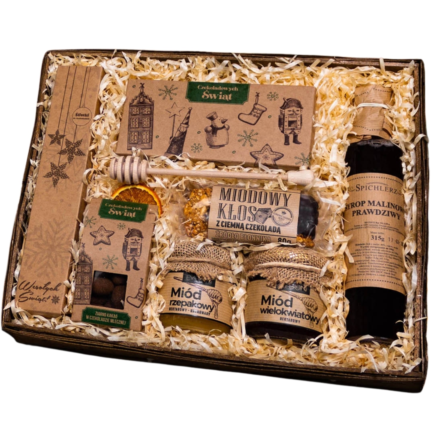 Levně Dárkový, vánoční koš „Aristide“ KP/0051