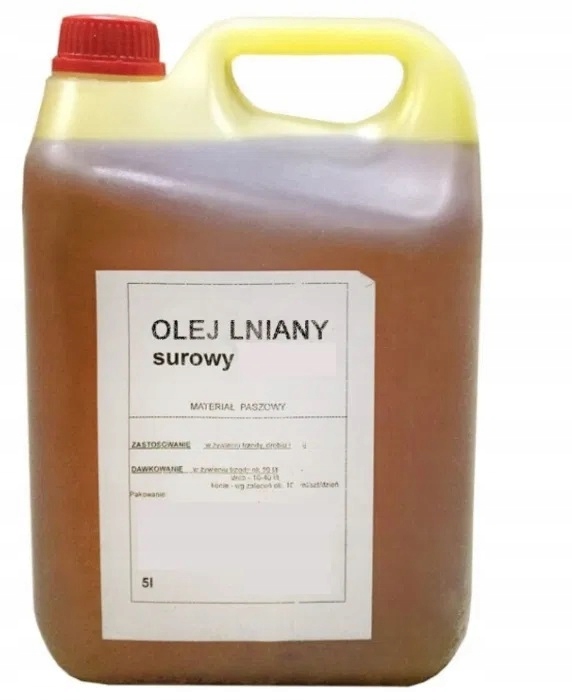 

Olej Lniany surowy 5 l bez dodatków świeży