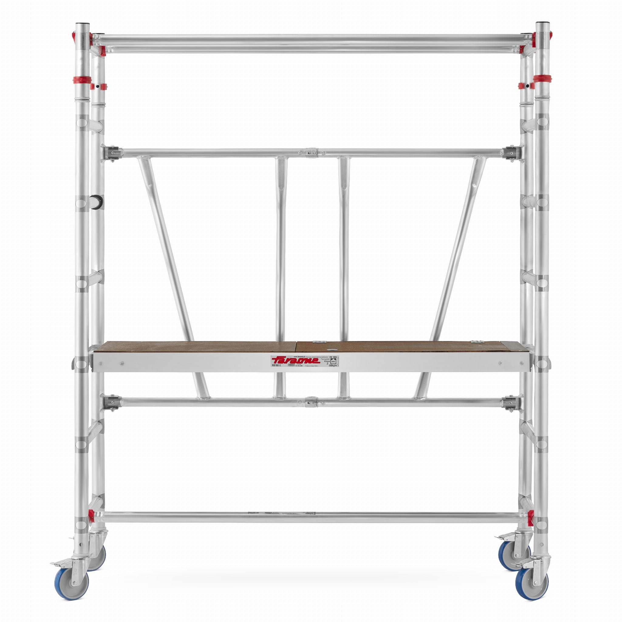 Rusztowanie aluminiowe jezdne składane FARAONE COMPACT XS 160 x 75 cm 160 pakiet A+B - 3,70 m — 15