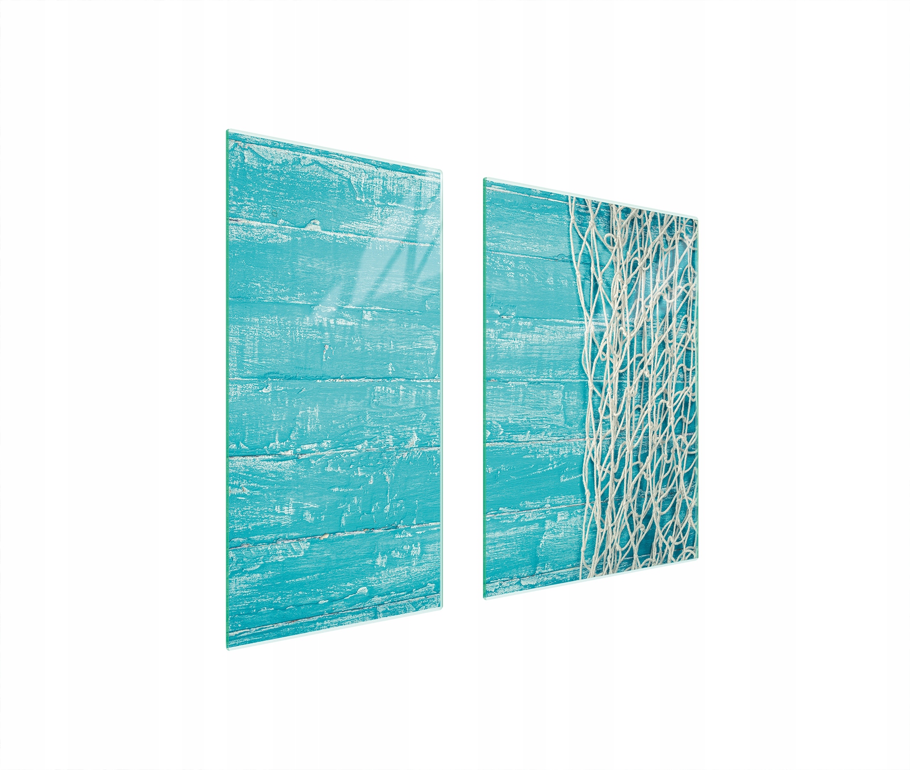 Skleněná Ochranná Deska 75x52 Turkus Tvrzené Sklo