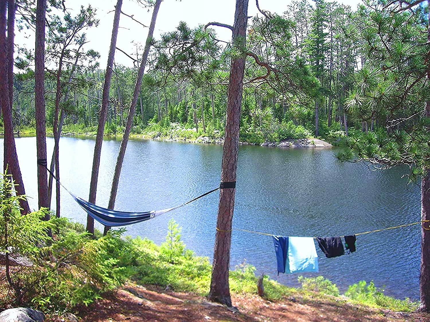 HAMAK OGRODOWY Z DRĄŻKIEM 2-OSOBOWA DUŻA HUŚTAWKA Kolor dominujący beże i brązy