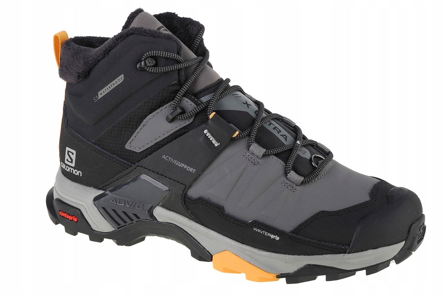 Salomon X Ultra 4 MID Winter Ts (42) Pánská kožená treková obuv šedá
