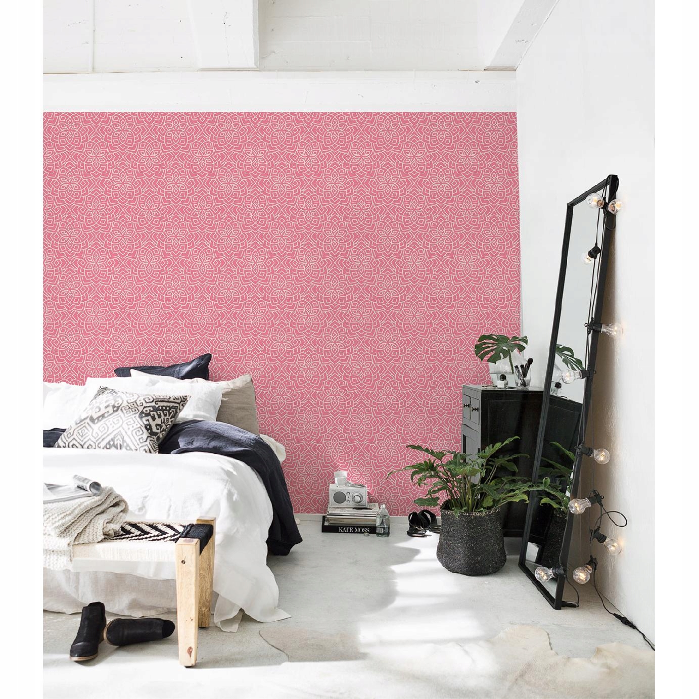 

Flizelina tapeta ścienna Wzór kwiatowy 152x104 cm