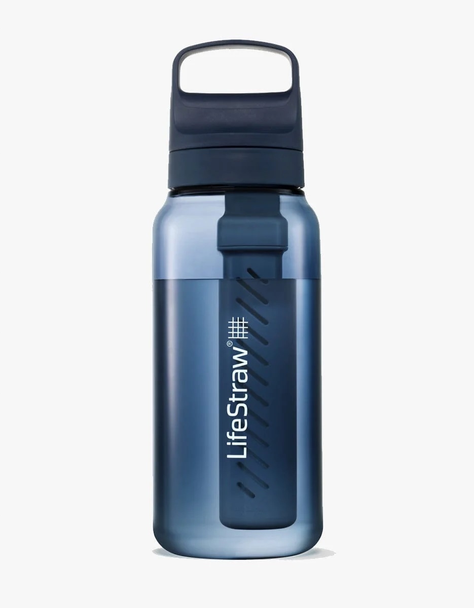 Bidon LifeStraw Go 2.0 z filtrem wody 1 Litr Kolor Aegan Sea Niebieski