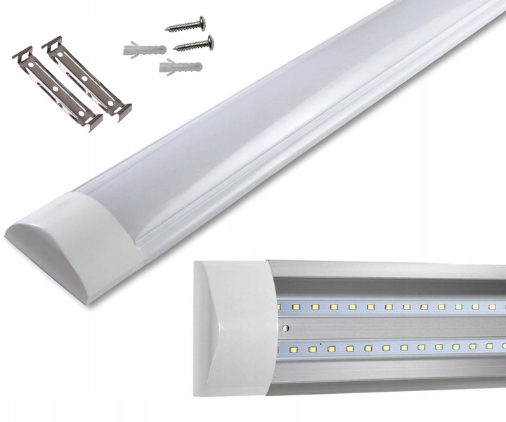 LAMPA LED 120cm DO GARAŻU PANEL ŚWIETLÓWKA 120W Marka inna