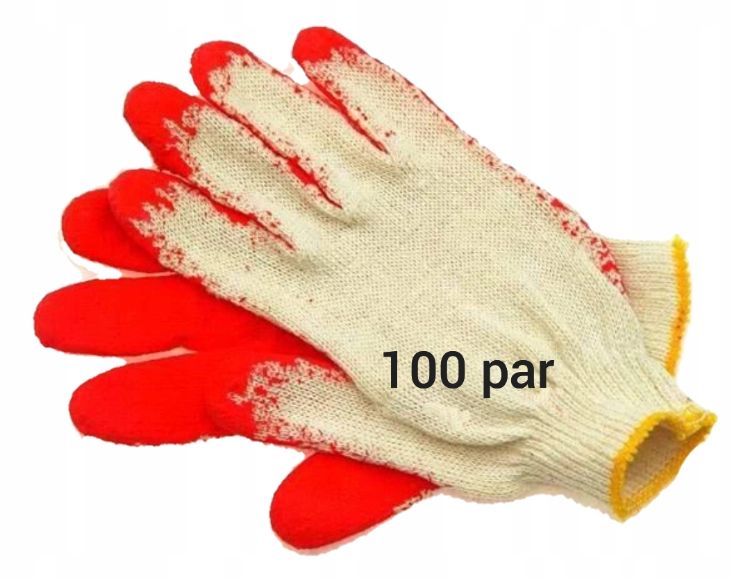 100 par Rękawice Rękawiczki Robocze Wampirki