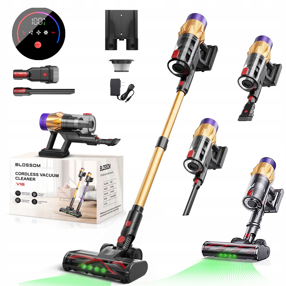 Blossom V18 550W 50KPA Odkurzacz Pionowy Bezprzewodowy Ręczny