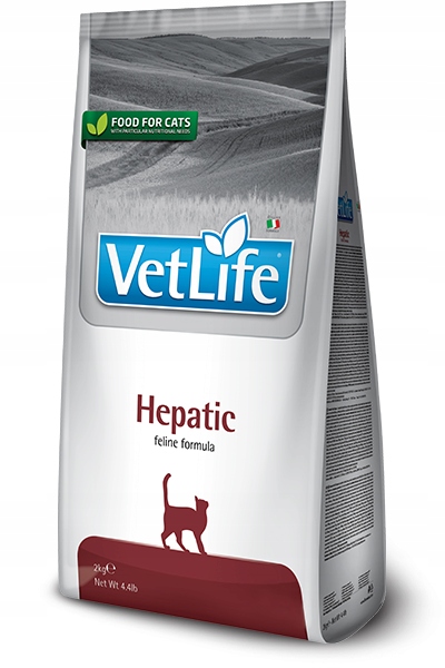 Levně Farmina Vet Life Feline Hepatic 2kg Krmivo pro kočky s jaterními problémy