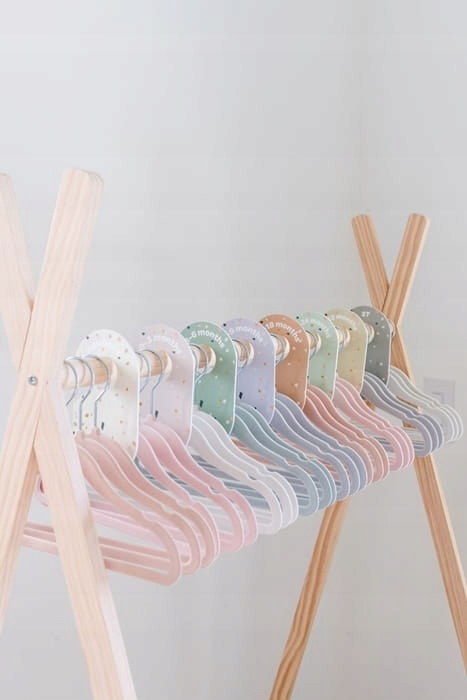 Wieszaki Welurowe dla Dzieci 3 szt Sprouts Marka 3 Sprouts