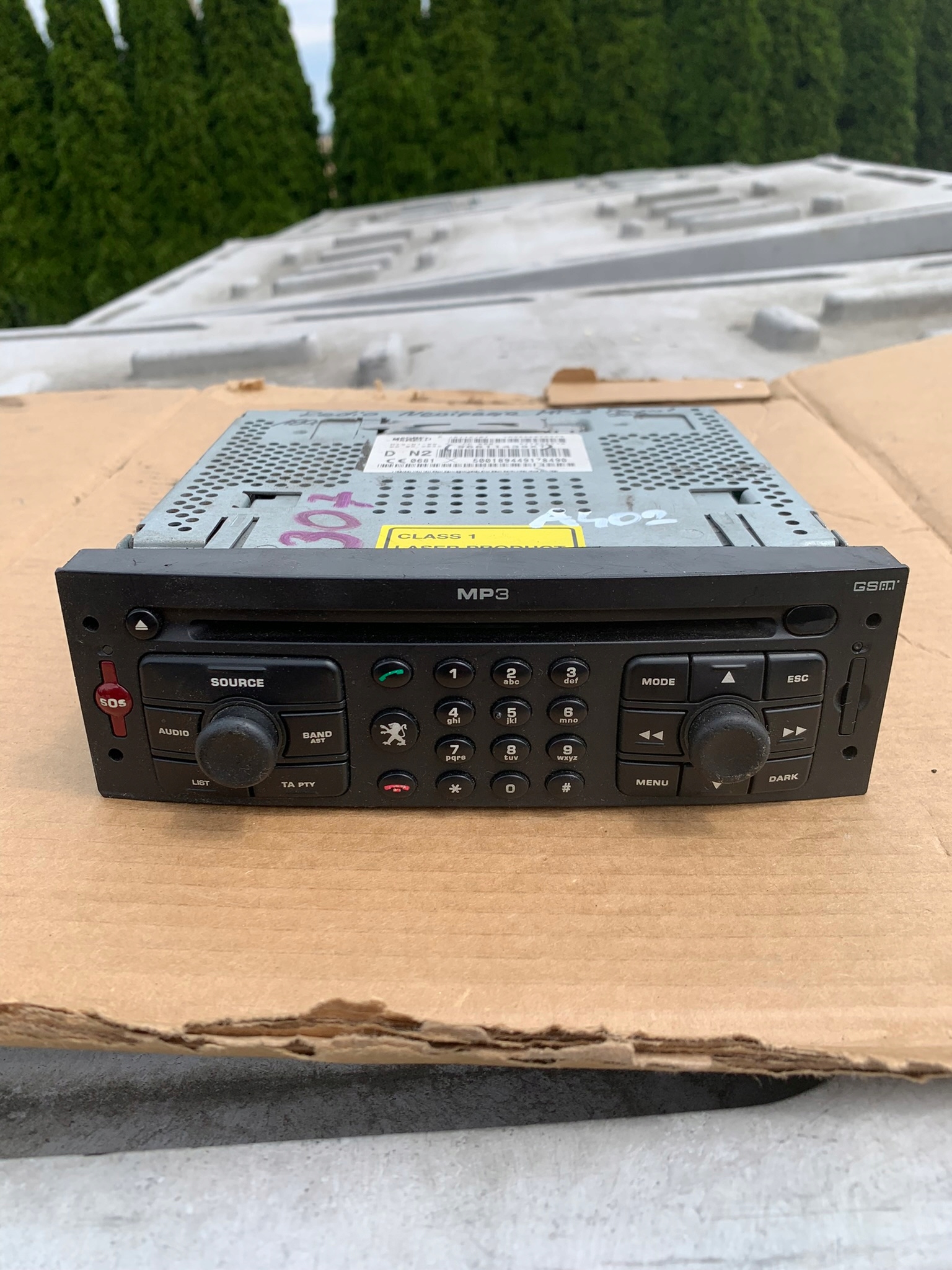 RADIO CD NAWIGACJA PEUGEOT 307