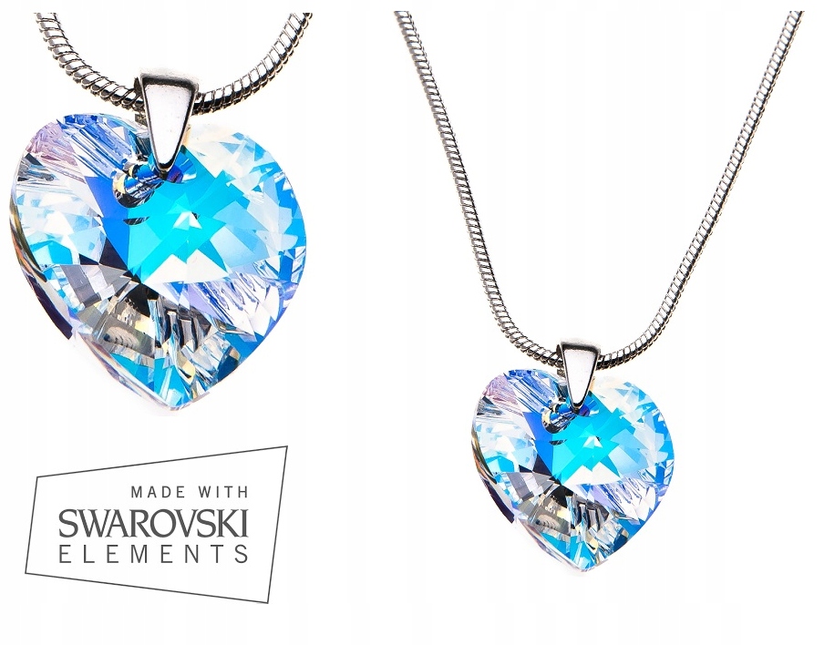 

Łańcuszek I Błyszczące Serce Swarovski 24H Hit