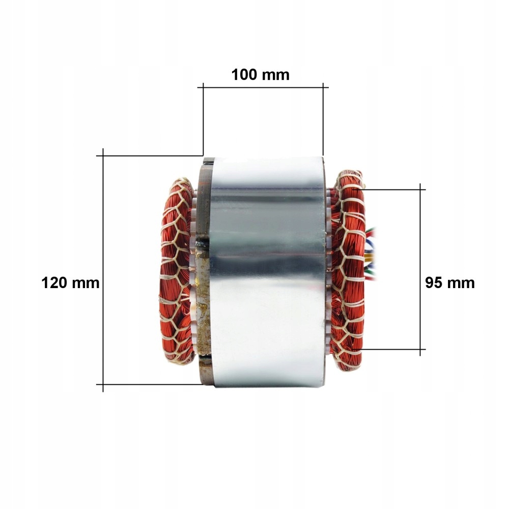 Stojan do generatora prądotwórczego generator pakiet 100 mm prądnica 400V Marka Barracuda