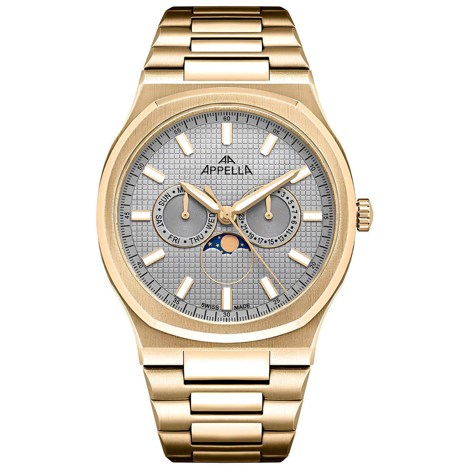 Pánské Hodinky Appella L12006.1117QF zlaté