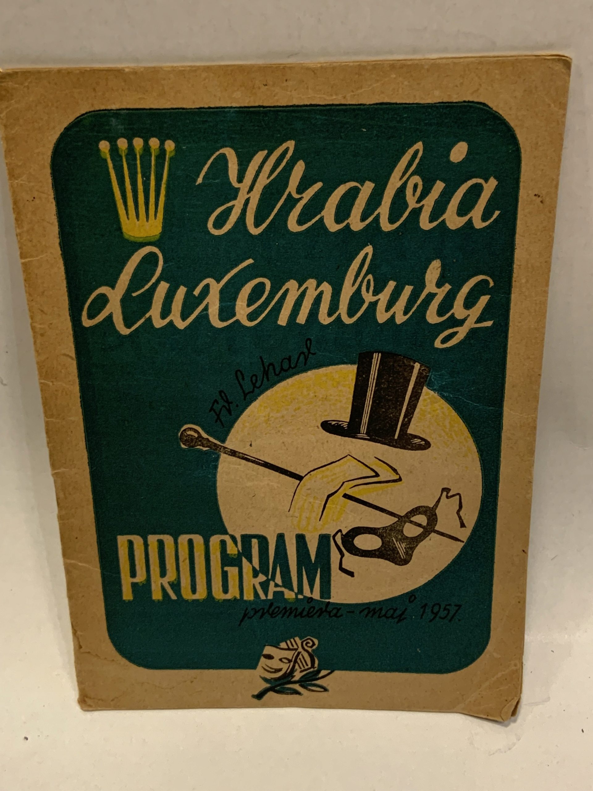 PROGRAM TEATRALNY ŁÓDŹ OPERETKA 1957
