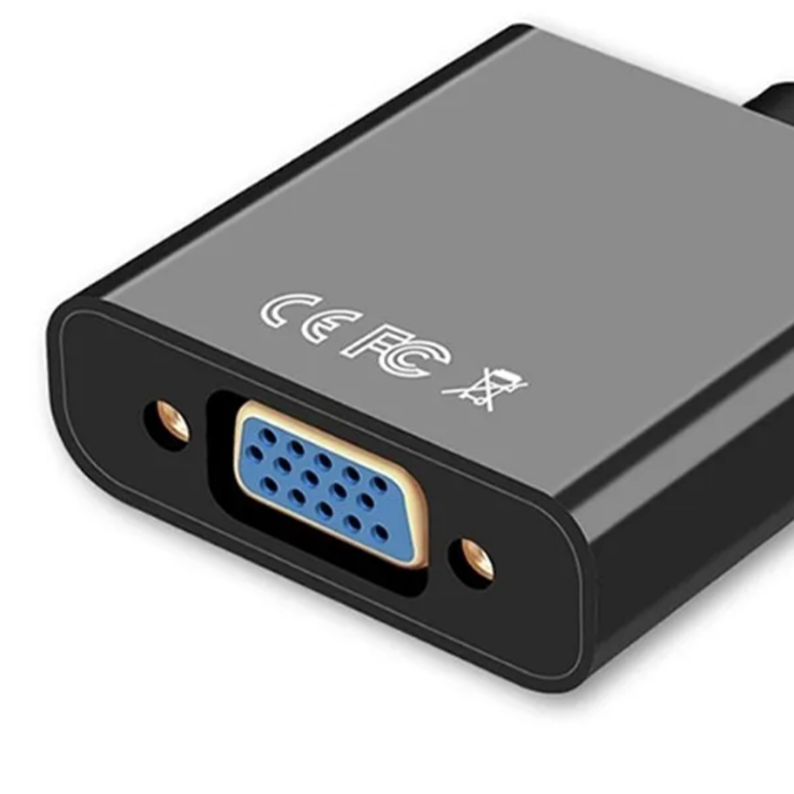 Konwerter HDMI na VGA do laptopa, interfejs pozłacany 1080P, odporny na rdzę