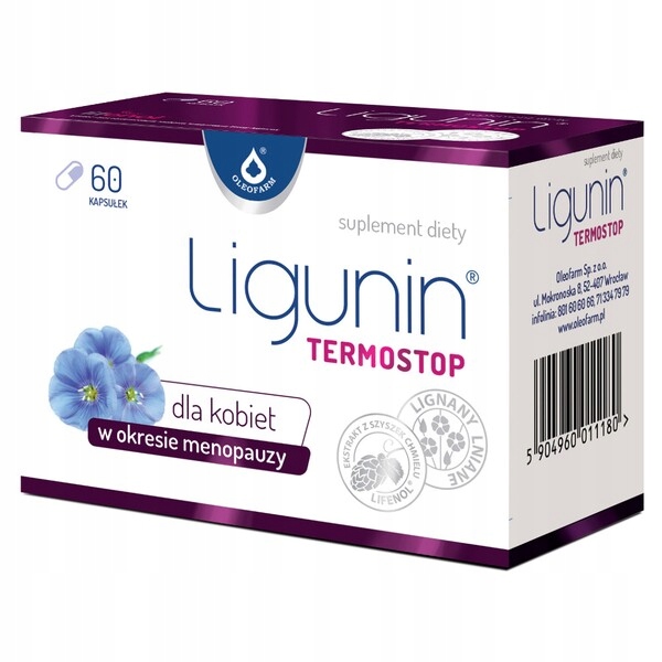 LIGUNIN TERMOSTOP MENOPAUZA 60 KAPS. FITOESTROGENY