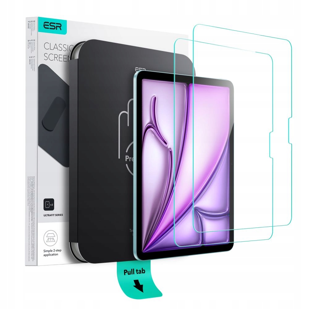 Tvrzené Sklo Esr Ultrafit Tempered Glass 2-PACK Ipad Air 13 1 2 2024