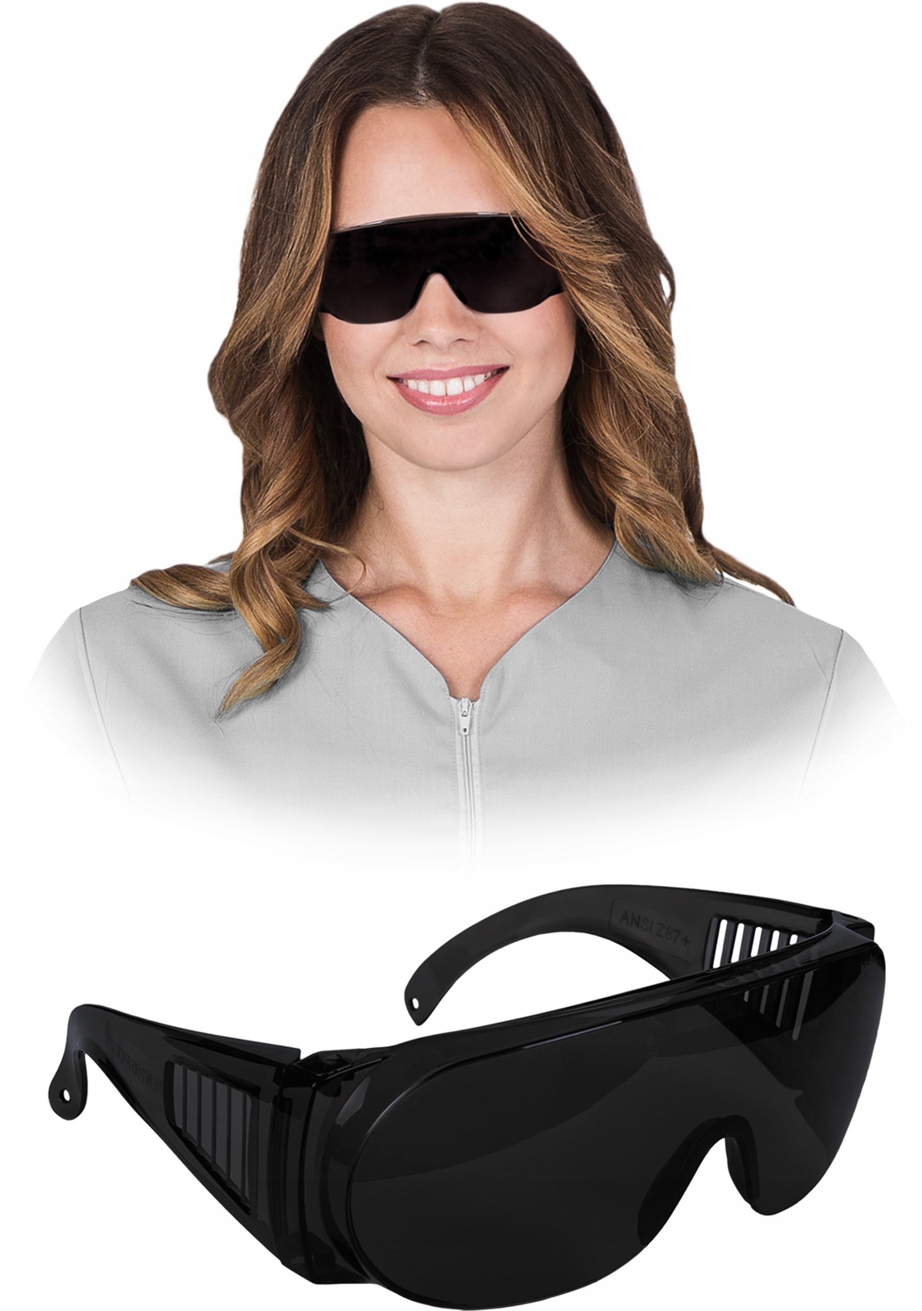 Przeciwodpryskowe Okulary Ochronne przyciemnione