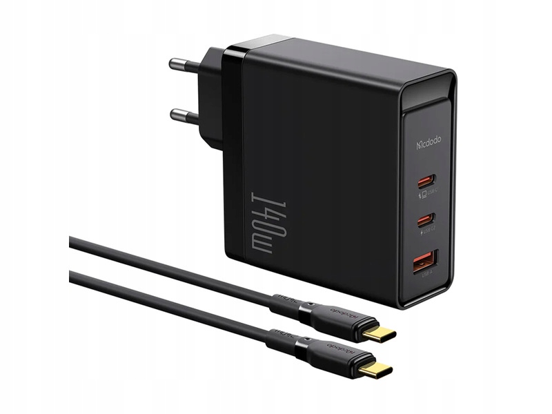 Ładowarka sieciowa Mcdodo CH-2913 GaN 140W Czarny