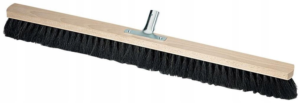 Průmyslová metla s přírodními štětinami 100 cm