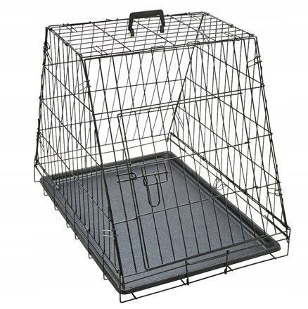 Levně Klec 76x53x60 cm zvířata, psi, kočky, kovová
