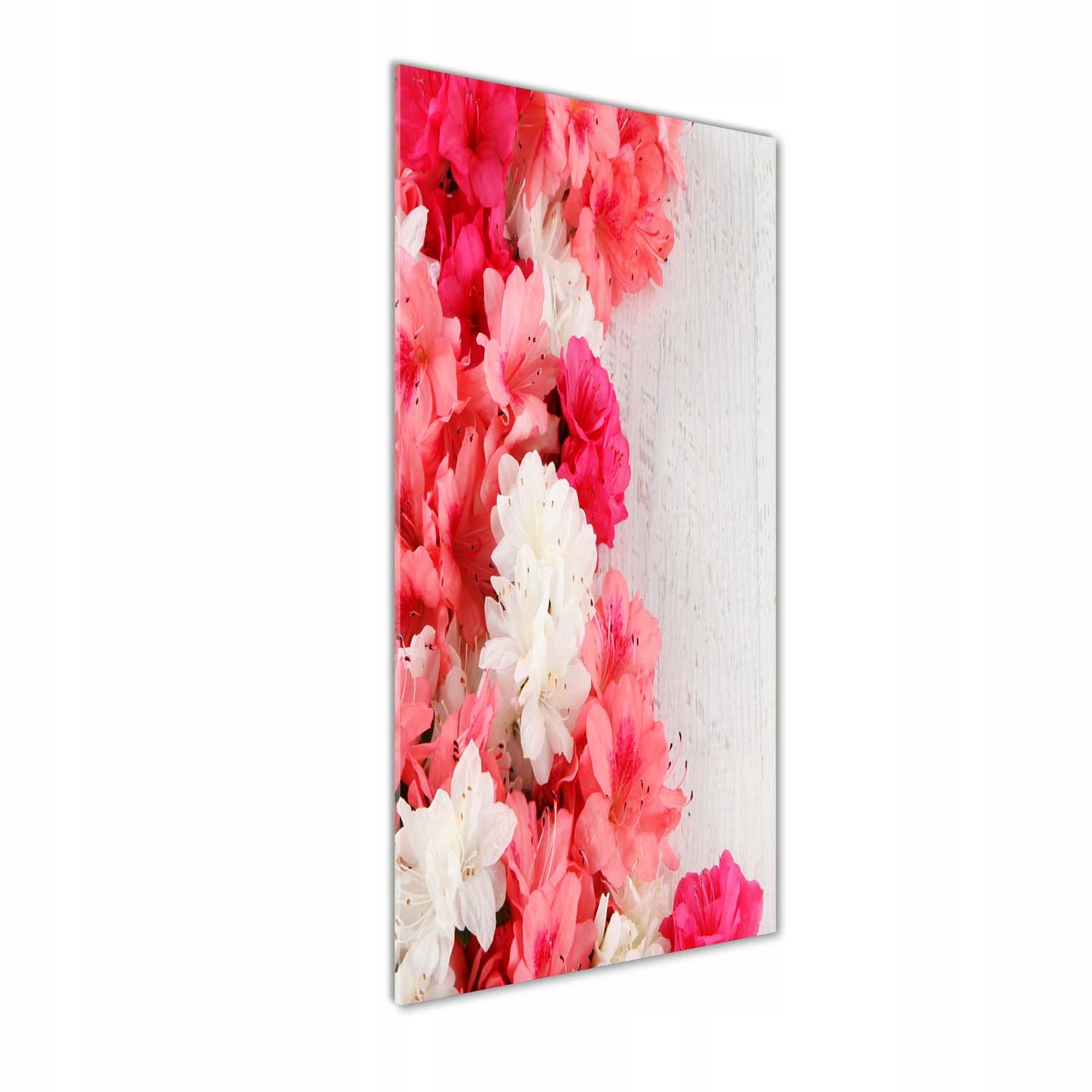 

Foto obraz akrylowy Kwiaty na drewnie 50x125 cm