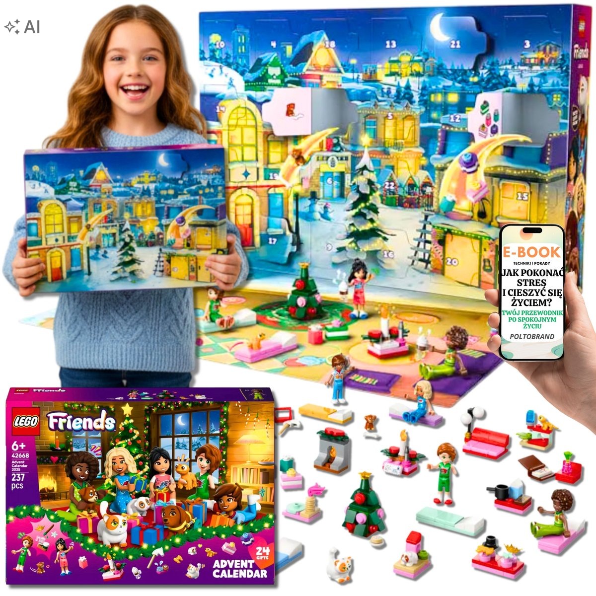 Lego Kalendarz Adwentowy Friends Dla Dziewczynki EBOOK-1