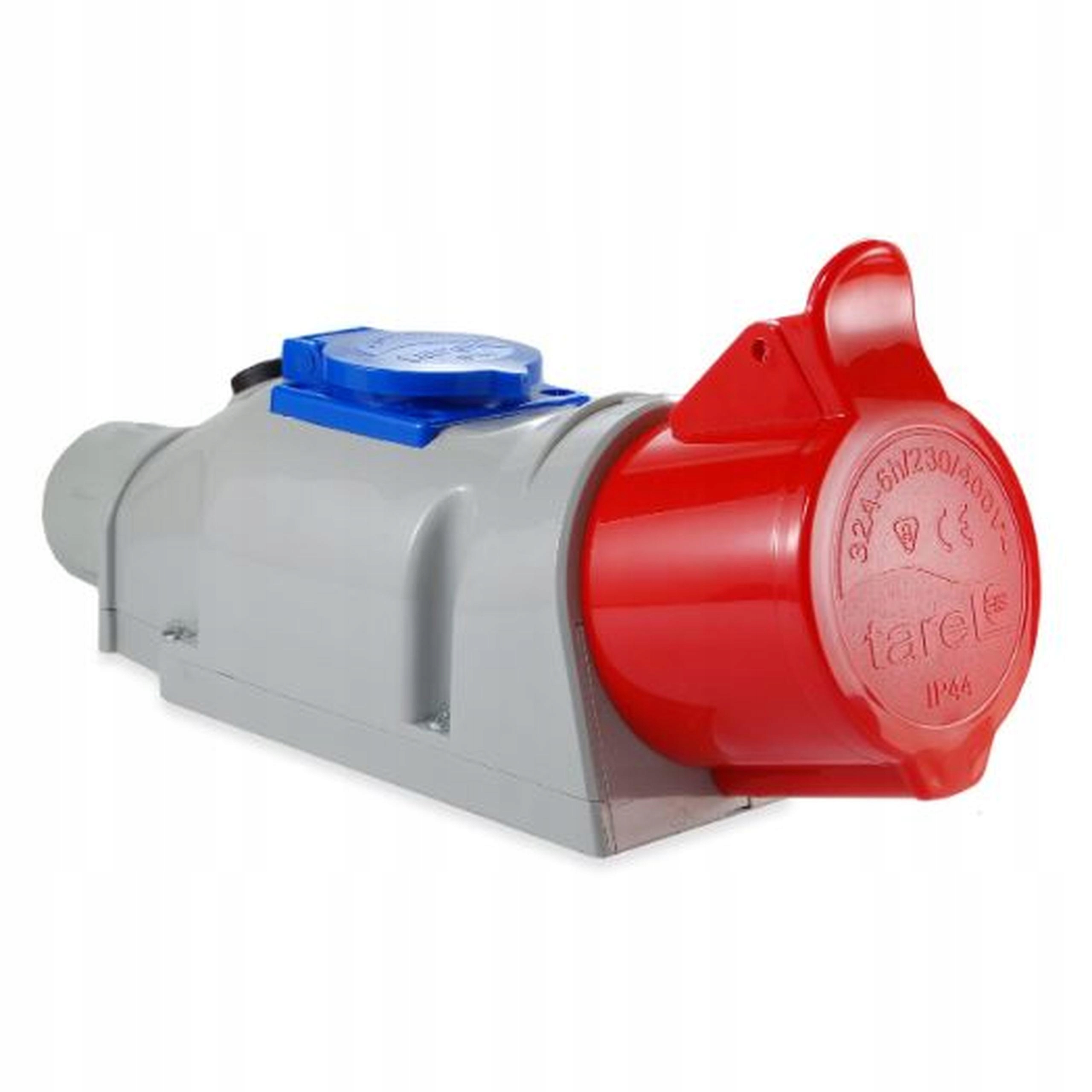 Stacionární sada s zásuvkami 32A/400V 3P+N+Z a 10A/230V 2P+Z Tarel