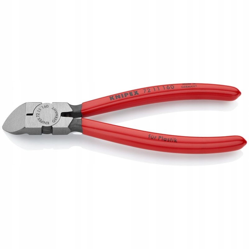 Szczypce tnące boczne wygięte 45st. 160 mm Knipex (72 11 160)