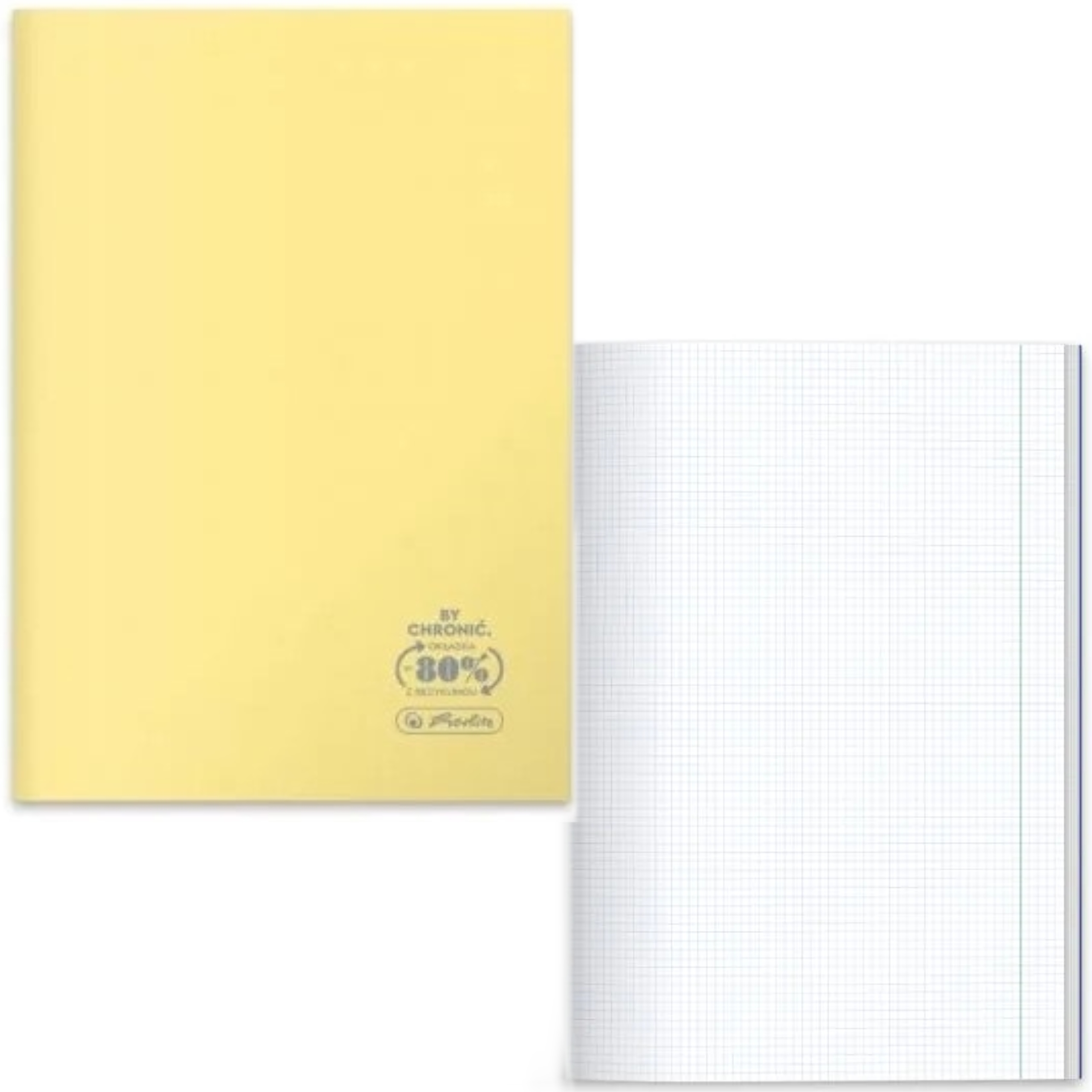 

Zeszyt Eco Pp Pastel Colors A5 kratka 60k żółty