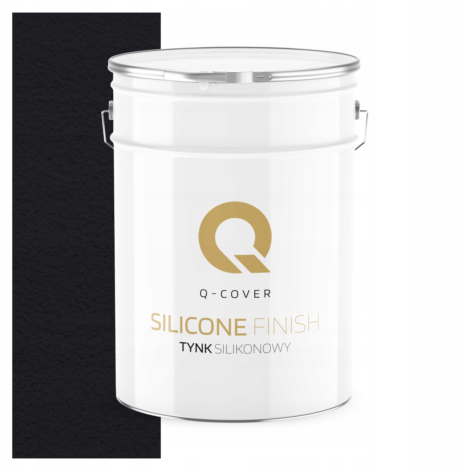 Omietka Silikón Fasádna Čierna Hlboká 15KG Granulácia 1.5mm Ral 9005