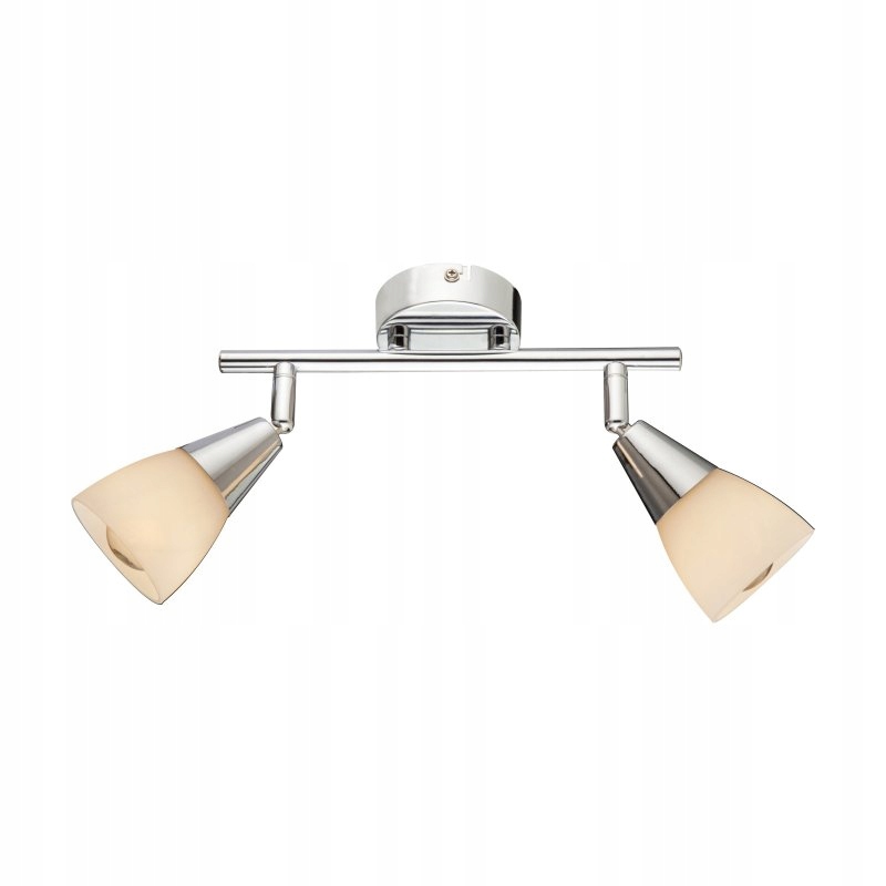 Moderní spotlightová lampa Tadeus chrom-opalovaná 2xE14 230V 40W