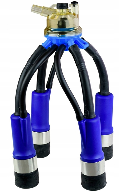 Kompletní Dojící Přístroj 150 ML Trojúhelníkové Gumy IP15