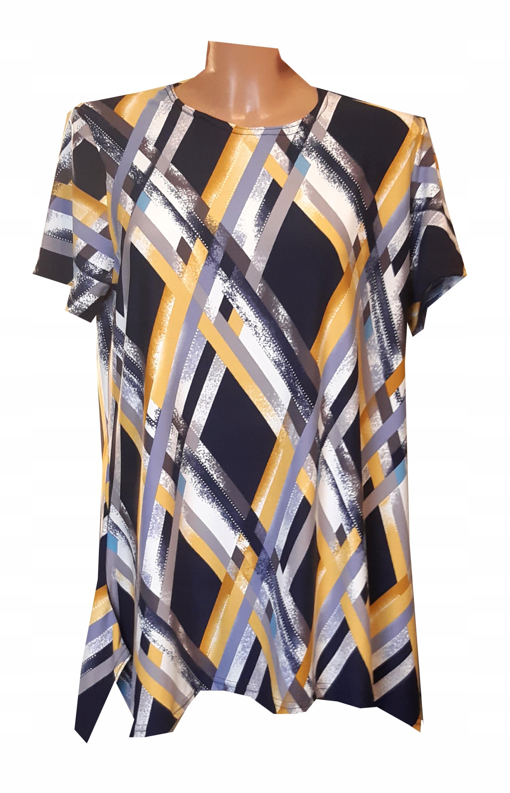 

Elegancka Tunika Bluzka rozszerzana na dole XL