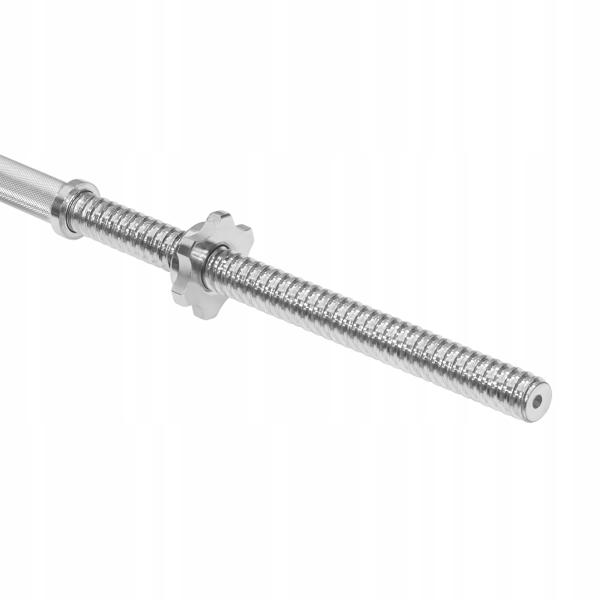 Gryf prosty stalowy chromowany gwintowany zaciski sztanga 180cm 25mm Rebel