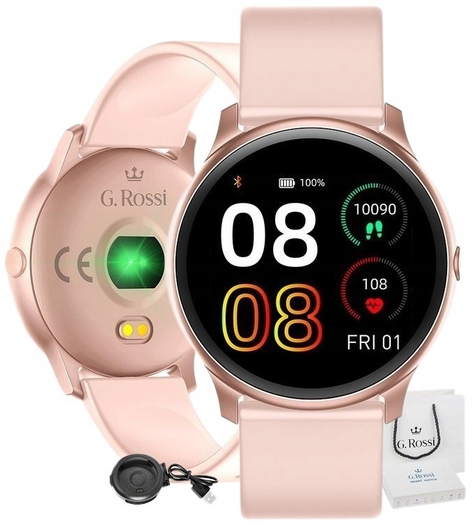 

Smartwatch Damski G. Rossi Ciśnienie Sms Grawer