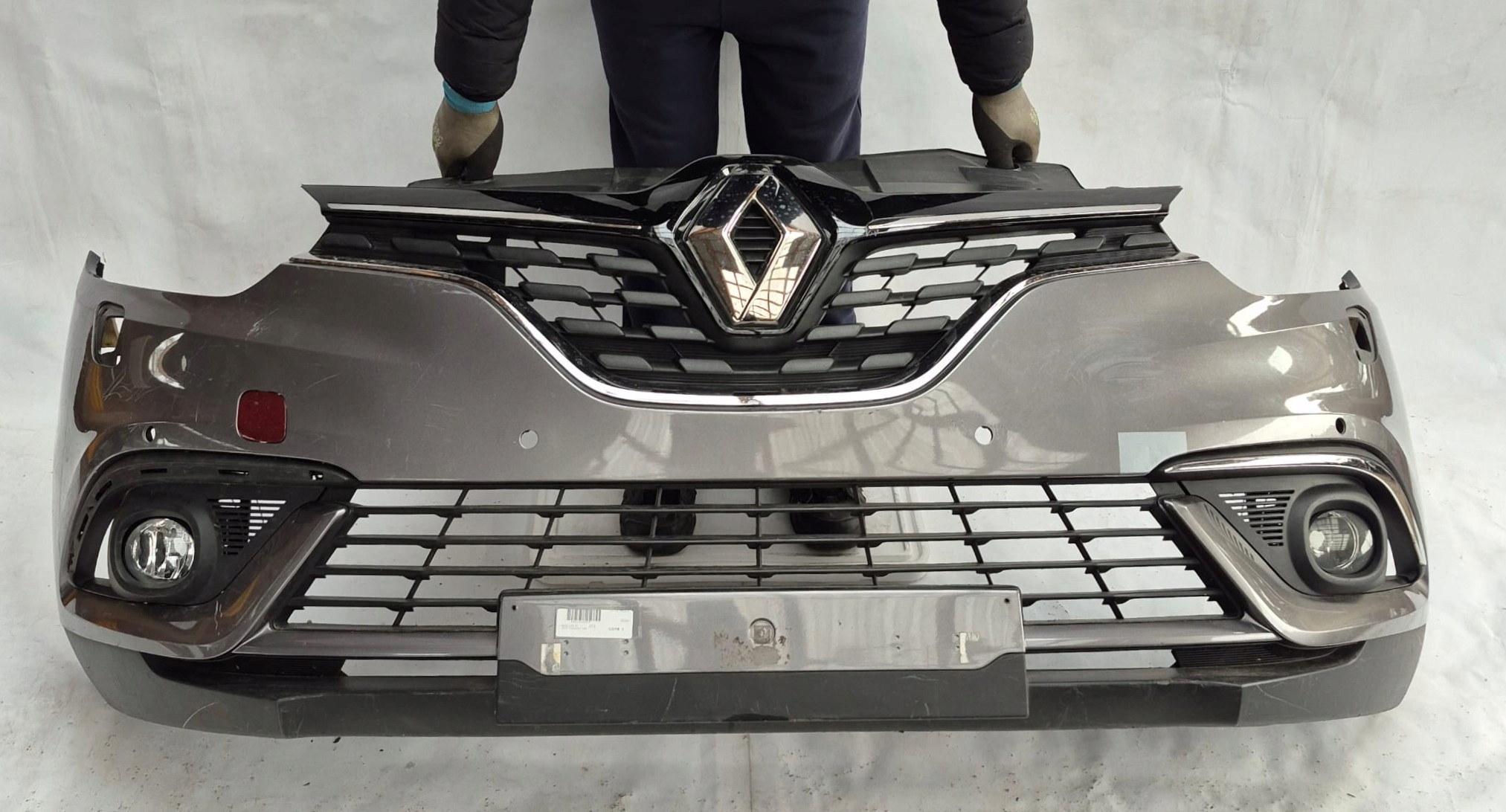 RENAULT SCENIC IV 4 16- bumper front front grill grid cover 620224328R
