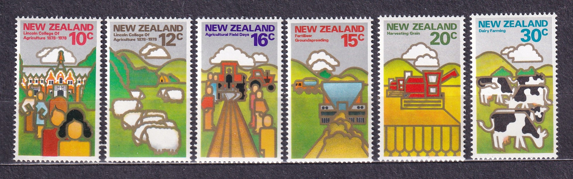 Nowa Zelandia ** 100 lecie Akademii Rolniczej Mi 740-45
