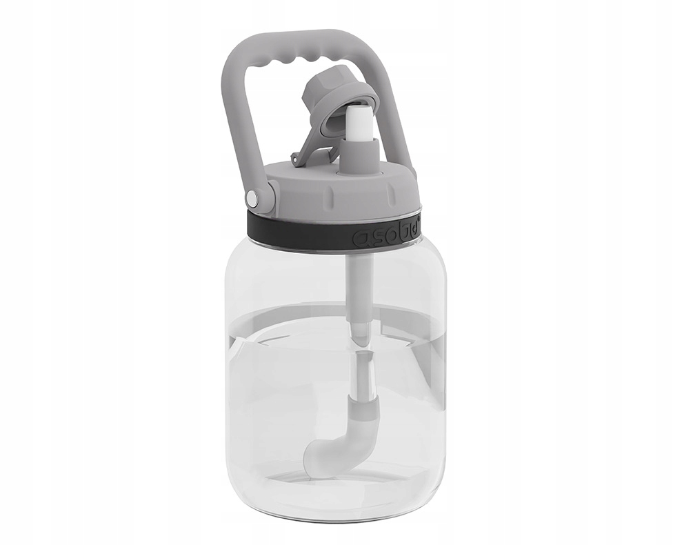 Butelka Asobu Juggler 1000 ml grey odcienie szarości