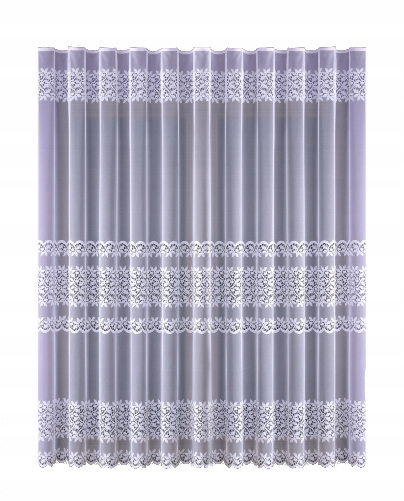 

Elegancka Firanka Balkonowa Gotowa Z Taśmą 600x250