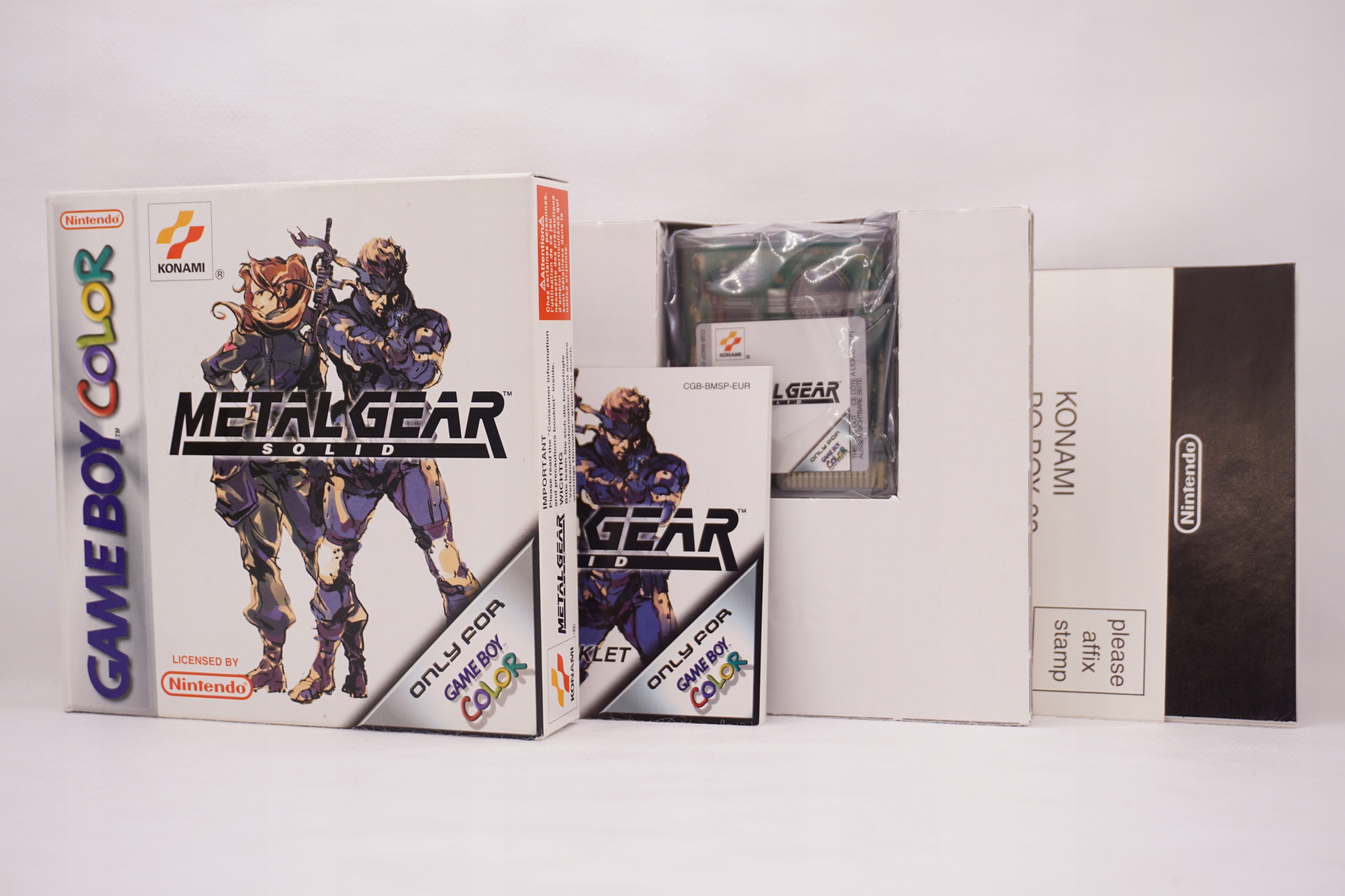 Metal Gear Solid Ghost Babel Game Boy Color NOE Tytuł Metal Gear Solid Ghost Babel