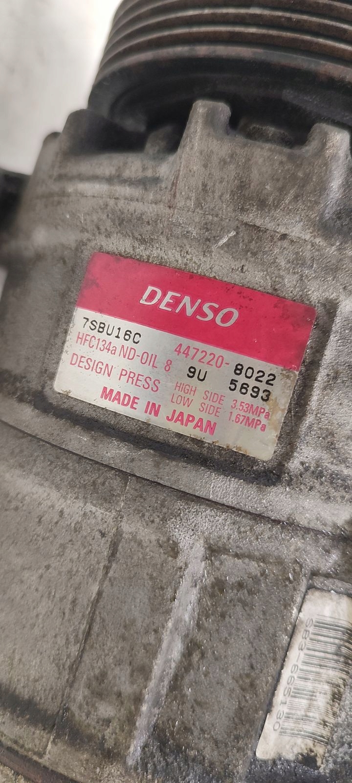 compressor of the air conditioning compressor; BMW E46 Coupe 2,5