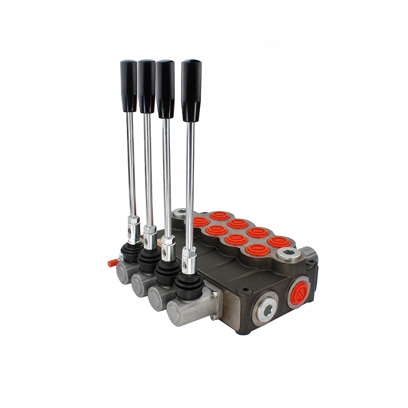 4sekční hydraulický rozdělovač 160 l s pojistkou