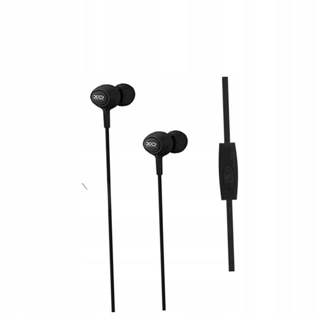 Xo słuchawki przewodowe S6 jack 3,5mm dokanałowe czarne Xo