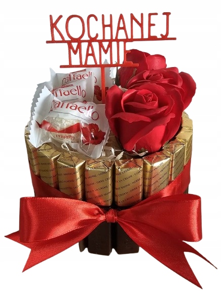 Levně Dárkový koš na narozeniny dort, poděkování