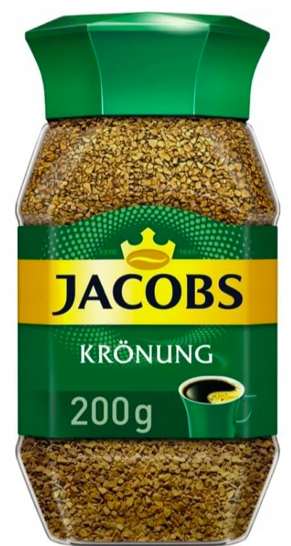 2 Sztuki Jacobs 200G Kronung Rozpuszczalna Słoik