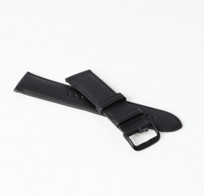 Skórzany pasek Amazfit, klasyczny, szer. 22 mm, długość 166-230mm czarny